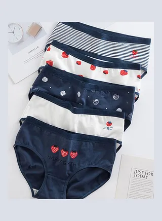 5-Piece Brief Set Multicolour 