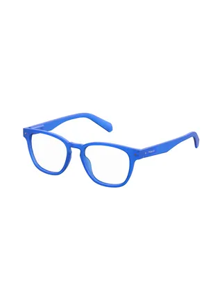 Unisex Square Reading Glasses - Pld 0022/R Blue 50 - Lens Size: 50 Mm 