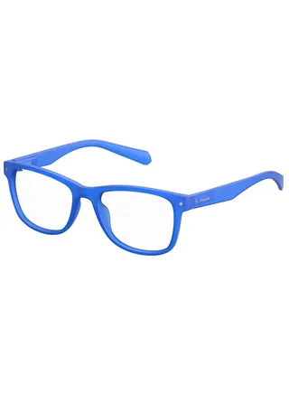 Unisex Square Reading Glasses - Pld 0020/R Blue 52 - Lens Size: 52 Mm 
