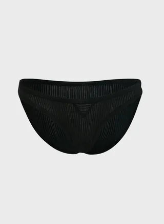 Ribbed High Leg Bikini 