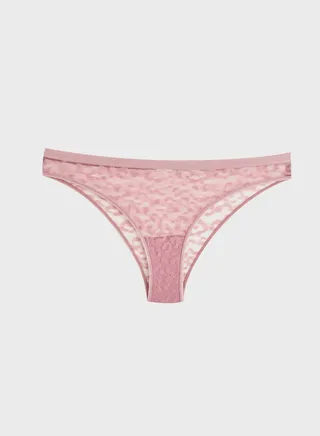 Lacy High Leg  Brief 