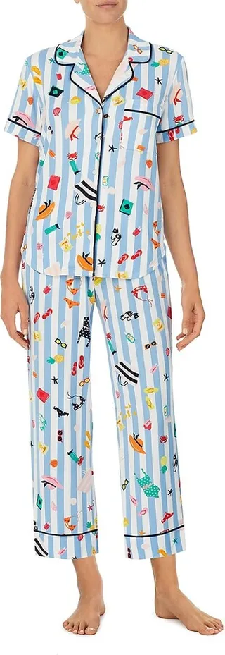 Striped Two-Piece Pajama Set