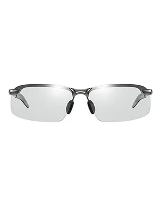 Day And Night Dual Purpose Intelligent Photochromic Polarizer Glasses 