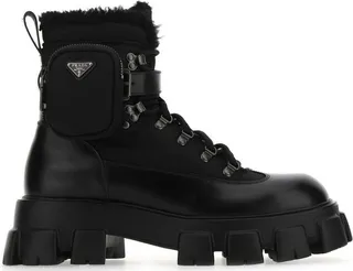 Prada Monolith Combat Boots