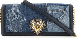 Denim 'devotion' Baguette Bag