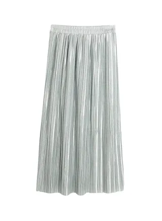High Waist Pencil Skirt Grey 