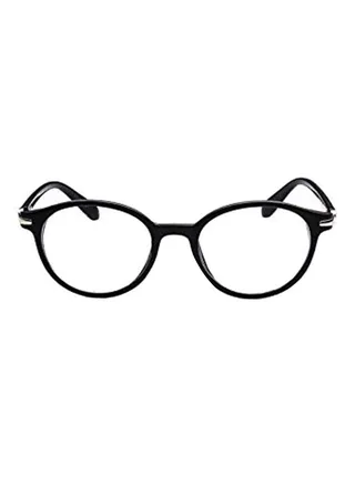 Women's Round Plastic Medical Glasses 