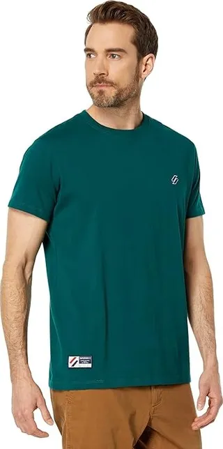 Superdry Superdry Code Essential Tee (Mid Pine) Men's Clothing