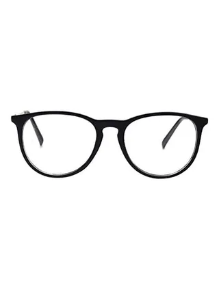 Classic Round Frames Flat Glasses 