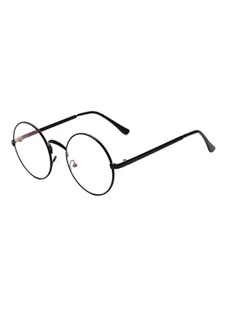 Round Fashion Metal Frames Glasses 