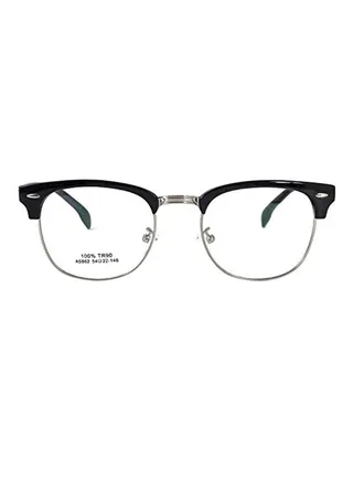 unisex Flat Mirror Oval Glasses Frame 
