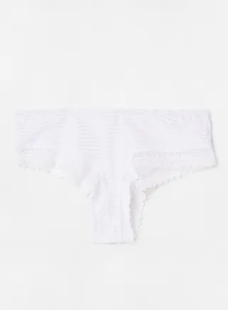 Exclusive Super Soft Boyshort Panties Bottoms White 