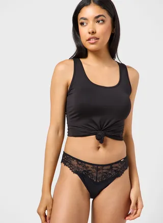 Lace Detail Briefs 