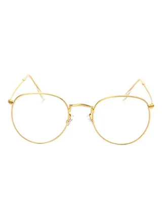Fashion Oval Metal Frames Eyeglasses 