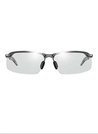 Day And Night Dual Purpose Intelligent Photochromic Polarizer Glasses 