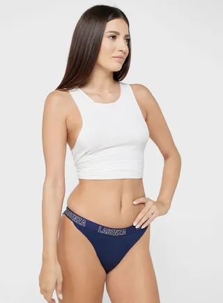 High Leg Logo Detail Brief 
