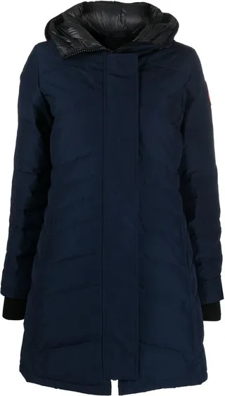 Logo-Patch Padded Down Coat