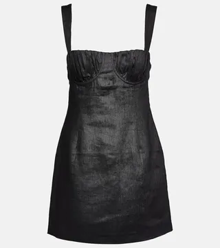 Linen minidress
