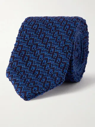 6cm Knitted Wool Tie