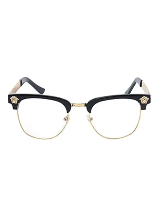 unisex Retro Half Frames Square Clubmaster Myopia Glasses 