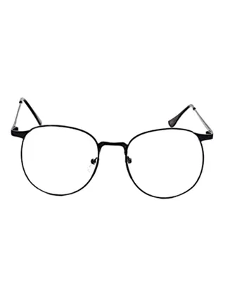 unisex Round Retro Clear Lens Eyeglasses 