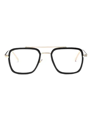 Women's Oculos Retro Flat Mirror Square Eyeglasses 