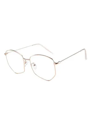 unisex Polygon Frames Myopia Eyeglasses 