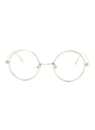 unisex Korean Style Round Flat Glasses 
