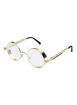 unisex Sports UV Protection Round Medical Glasses 