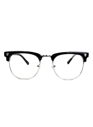 unisex Retro Oval Medical Glasses 