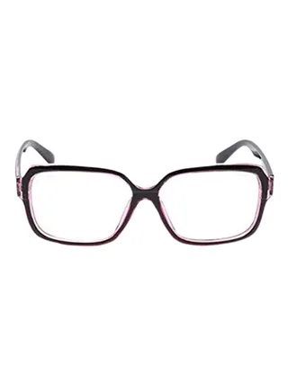 women Square Uv Protection Metal Medical Glasses 