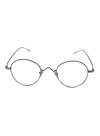unisex Round Plastic Medical Glasses 