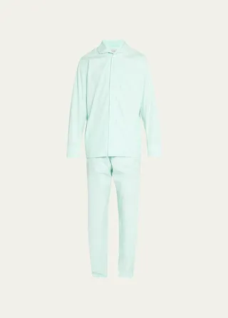 Men's George Cortina Organic Cotton Long Pajama Set