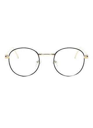 unisex Fashion Retro Round Flat Reading Glasses 