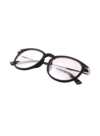 women Retro Round Frames Myopia Glasses 