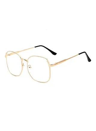unisex Preppy Style Oversized Flat Glasses 