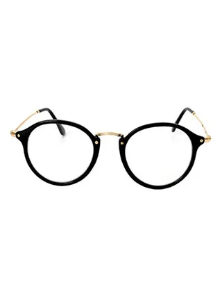 Vintage Round Tinize Medical Glasses 
