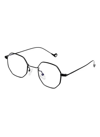 women Octagon Flat Glasses 