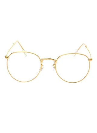 unisex Fashion Round Metal Frames Eyeglasses 