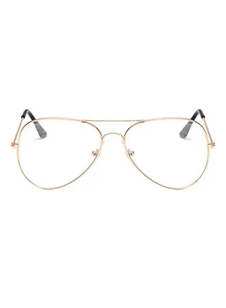 unisex Flat Mirror Aviator Reading Glasses 