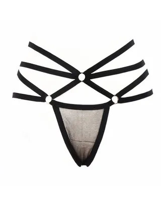 Solid G-String Black 