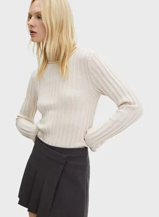 Ripped Knitted Sweater 