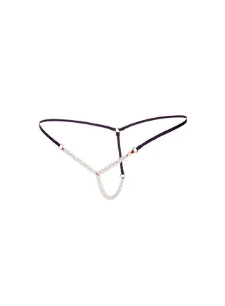 Women's Romantic Pearl Panties Breathable Stretch Seamless Panties 