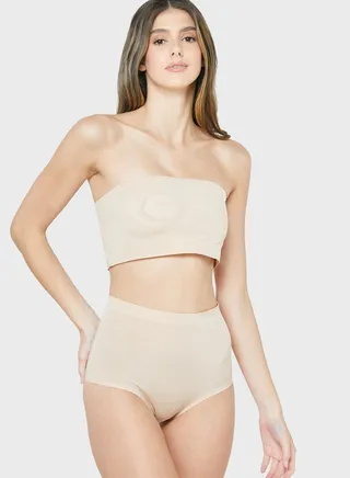 High Waist Mesh Brief 