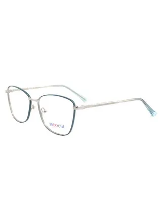 Women's Full Rim Butterfly Shape Clear Lens Eyeglass Frame - Lens Size: 53 mm - Blue 