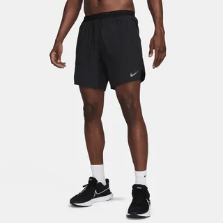 Nike Men's Stride Dri-FIT 7" 2-in-1 Running Shorts in Black