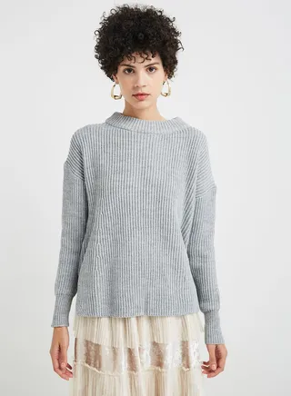 Crew Neck Sweater Grey 