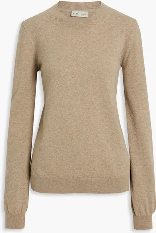 Mélange cashmere sweater