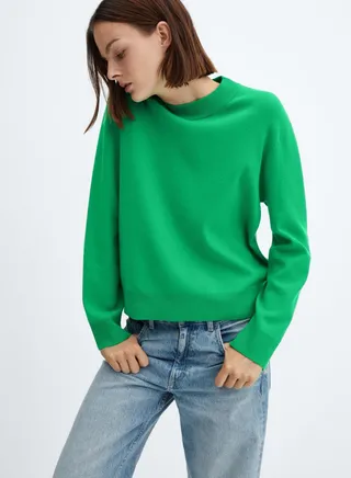 Crew Neck Knitted Sweater 