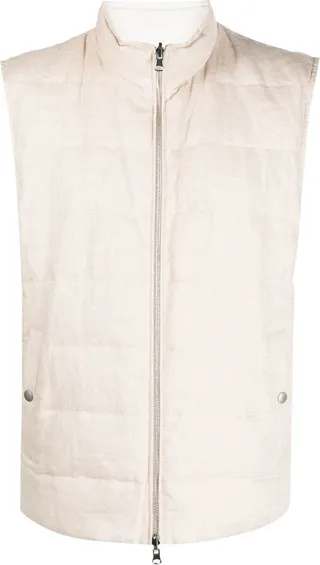 Zip-Up Padded Gilet